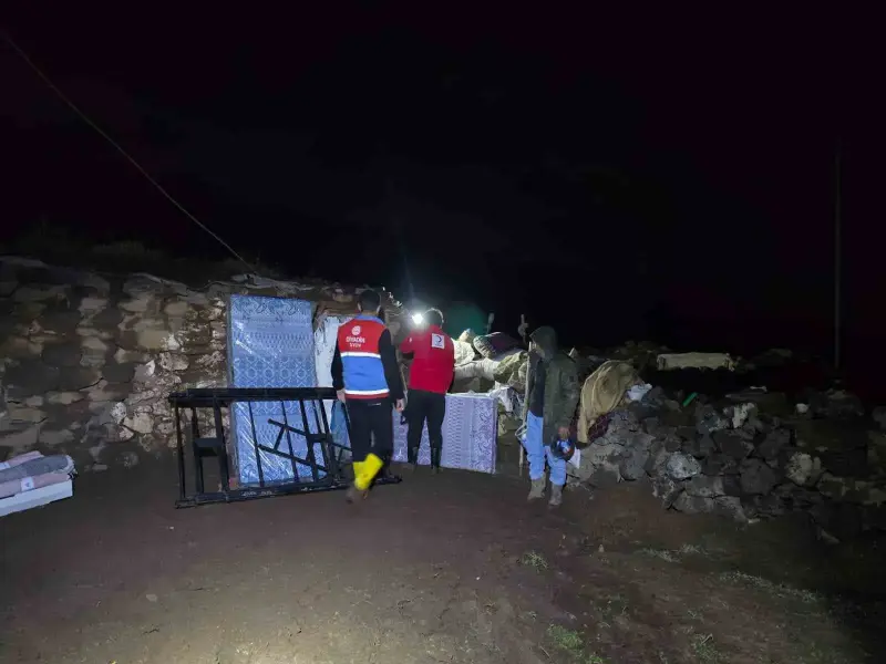 Diyadin’de sel mağdurlarına destek seferberliği