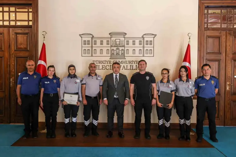 Bilecik’te özel güvenlik personellerine başarı belgesi