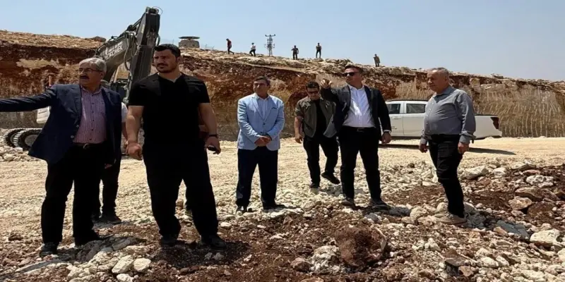 İdil’deki şantiye ve konkasör tesisinde inceleme