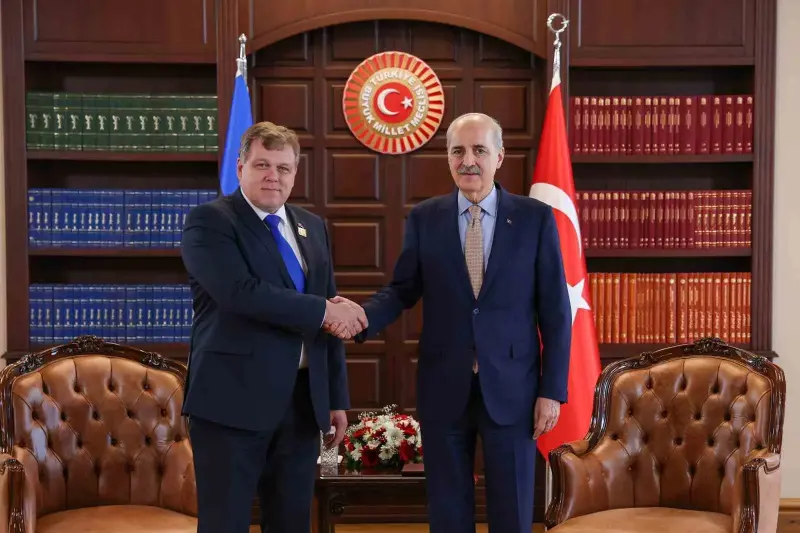 TBMM Başkanı Kurtulmuş, Estonya Parlamentosu Başkanı Hussar ile görüştü