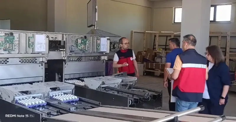 Tavşanlı’da yumurta paketlemede yeni dönem