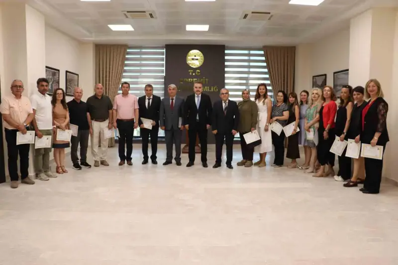 EESKEP kapsamında görev alan eğitimciler başarı belgesi ile ödüllendirildi