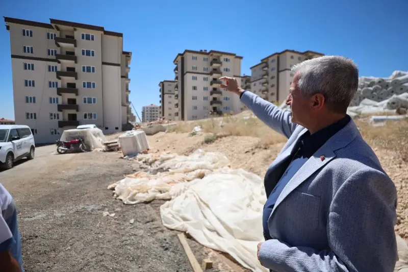 Şahinbey’de 3 bin 414 sosyal konut hızla yükseliyor