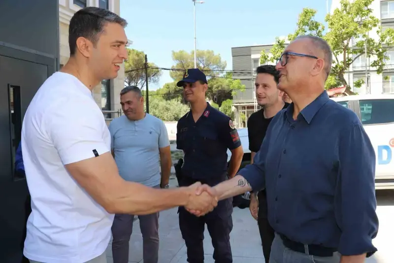 Saruhanlı Kaymakamı Murat Acar gözyaşları ve dualarla uğurlandı