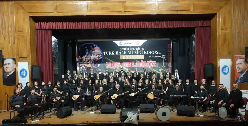 Çorum Belediyesi THM Korosu’ndan yaza merhaba konseri