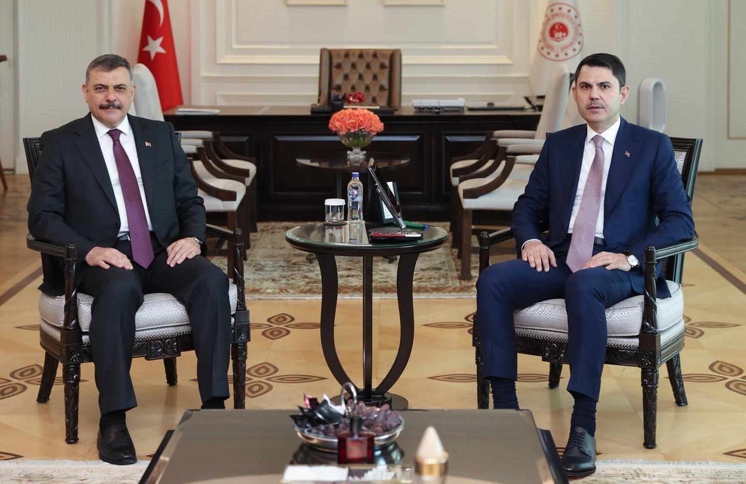 Bakan Çiftçi’den Bakan Kurum’a ziyaret