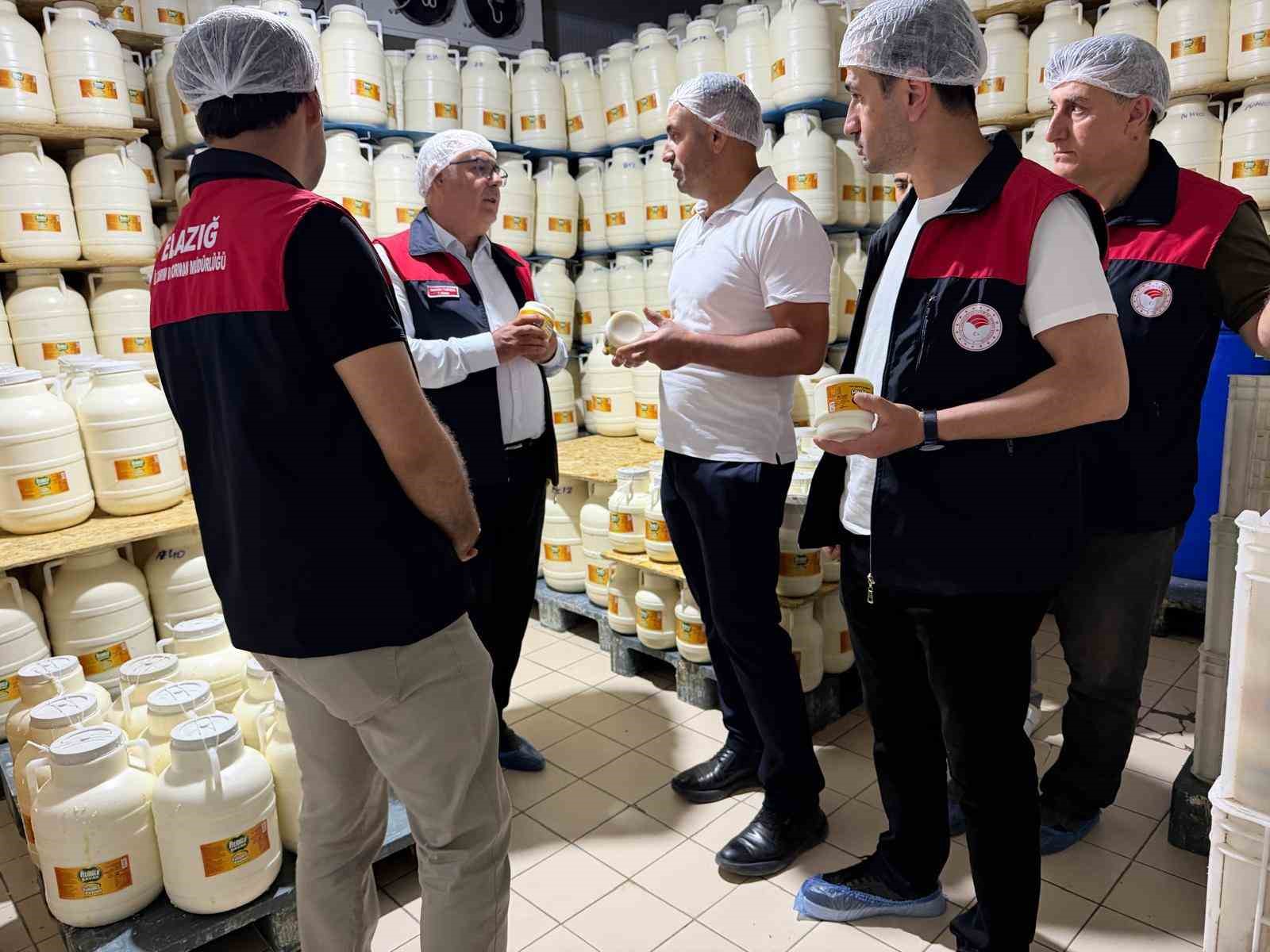 Elazığ’da tulum peynirinde üretim süreci yerinde incelendi