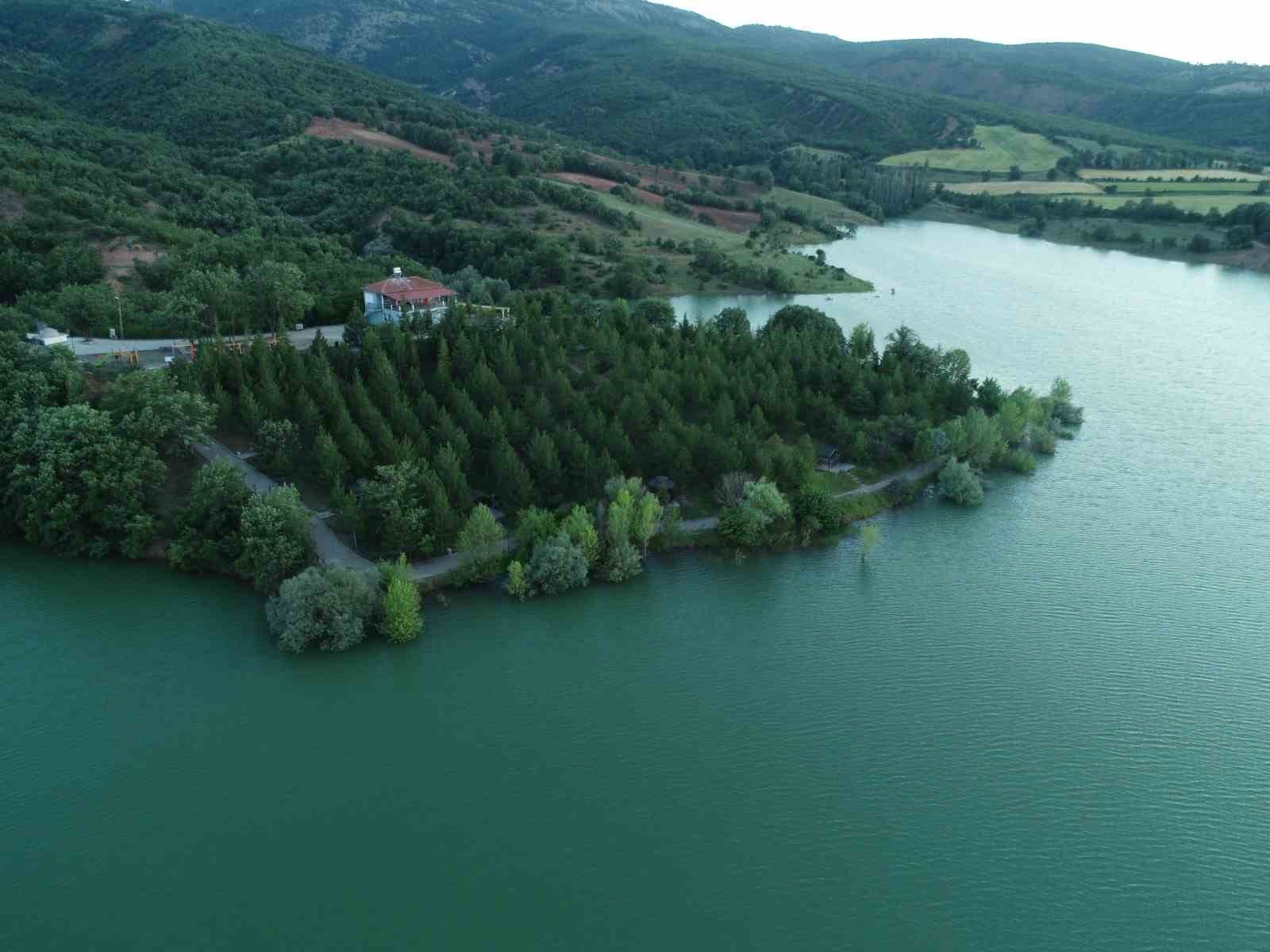 Yozgat’ta yeşilin her tonu saklı güzellik Pelitli Göl’de
