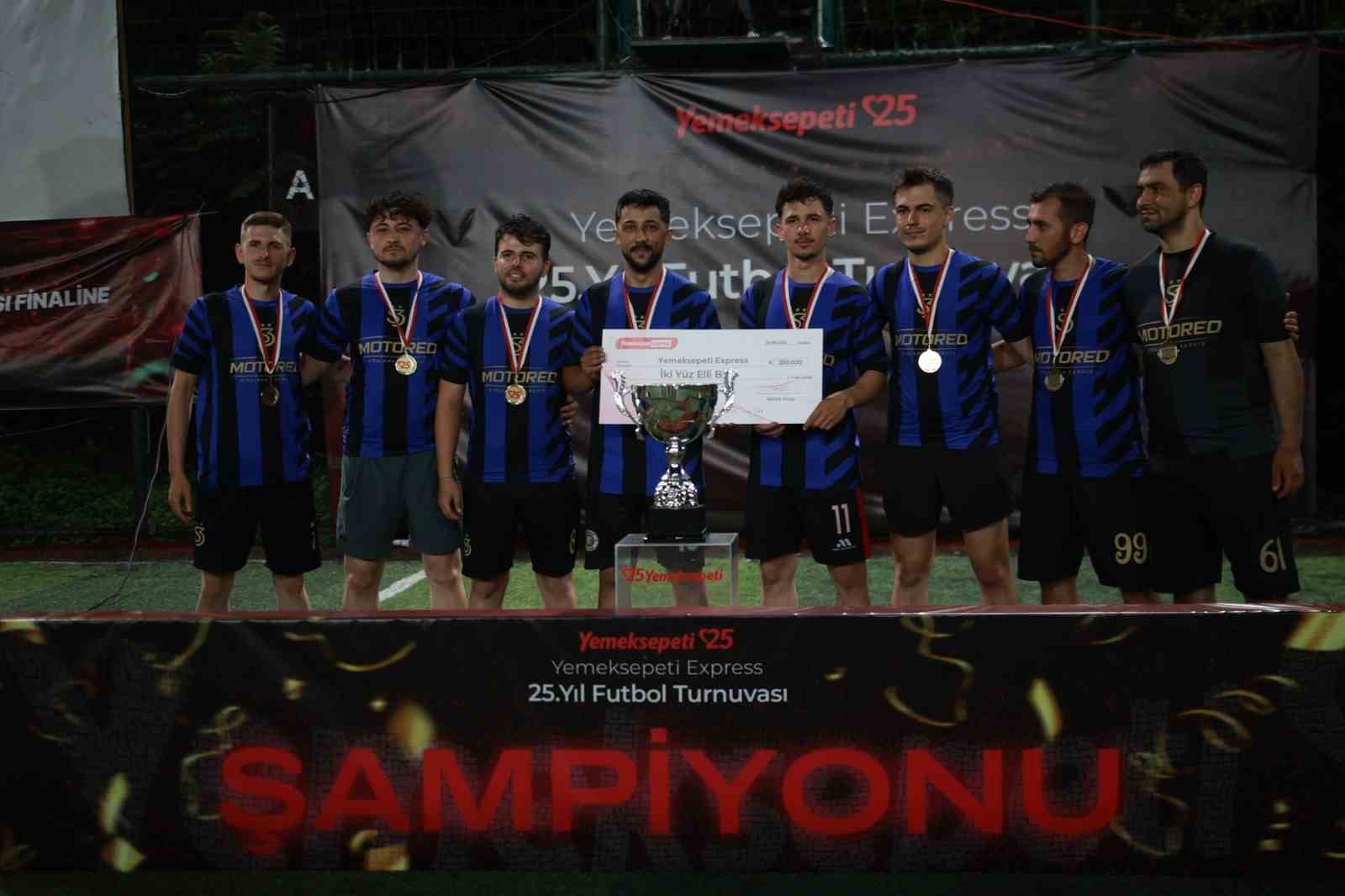 Yemeksepeti Express 25. Yıl Futbol Turnuvası’nın şampiyonu belli oldu