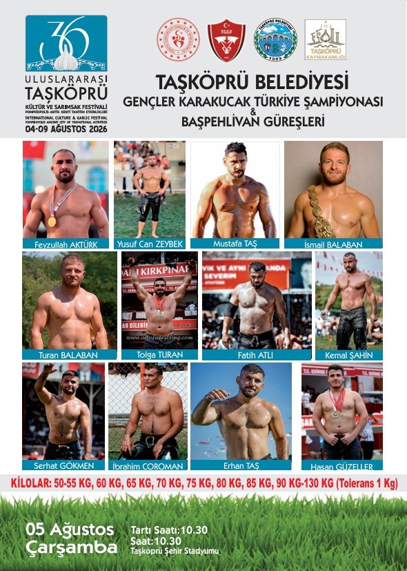 Türkiye’nin başpehlivanları Sarımsak Festivali’nde güreşecek