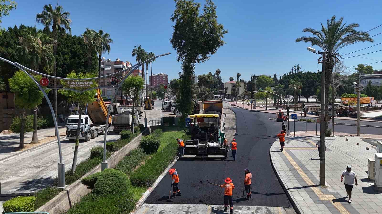 Tarsus’ta kavşak düzenleme çalışması tamamlandı