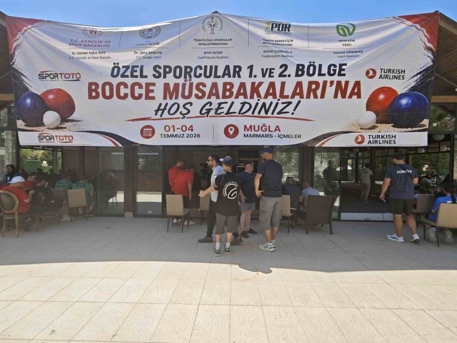 Özel sporcular Bocce Türkiye şampiyonası Muğla’da başladı