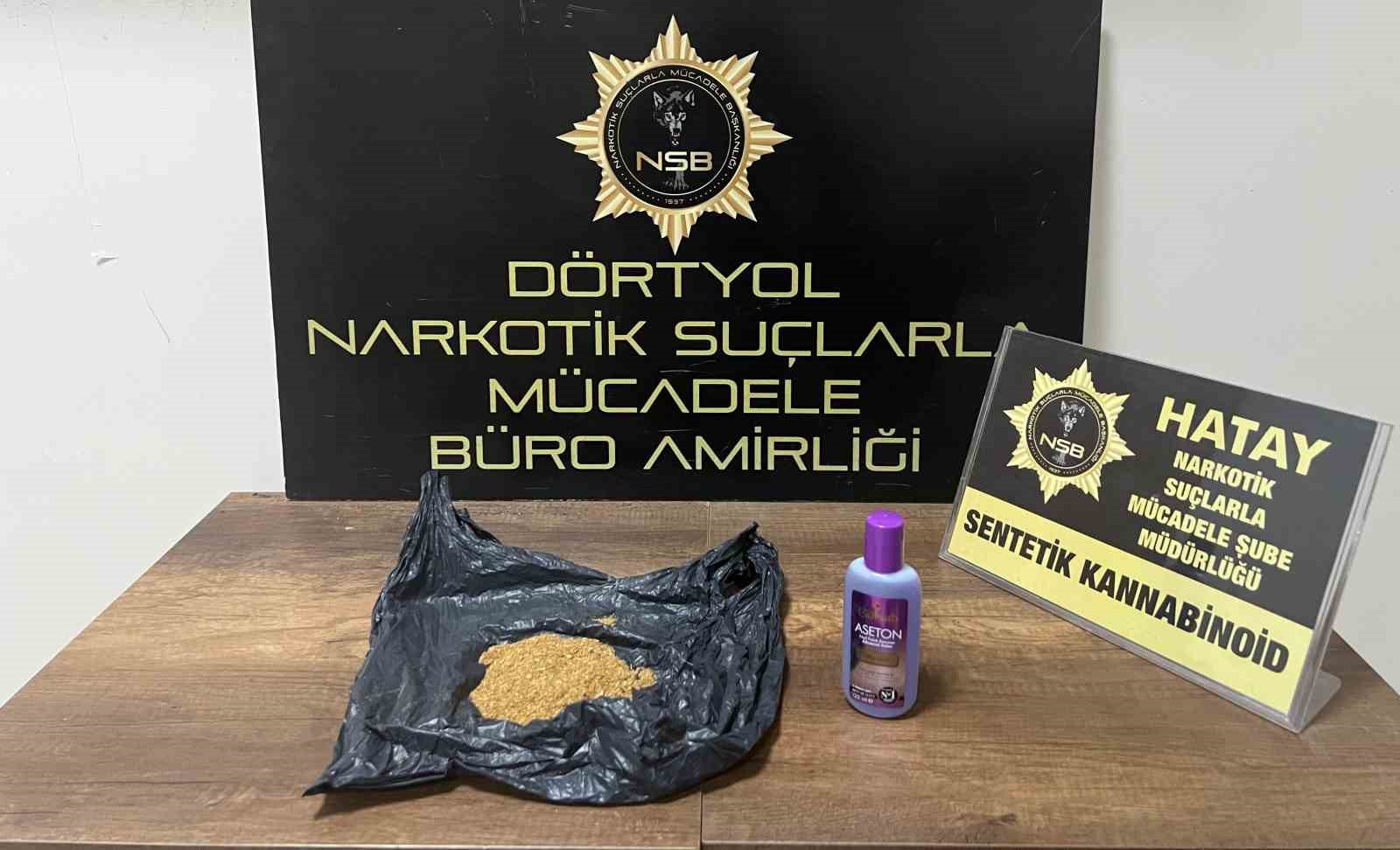 Dörtyol’da uyuşturucu operasyonu: 1 gözaltı