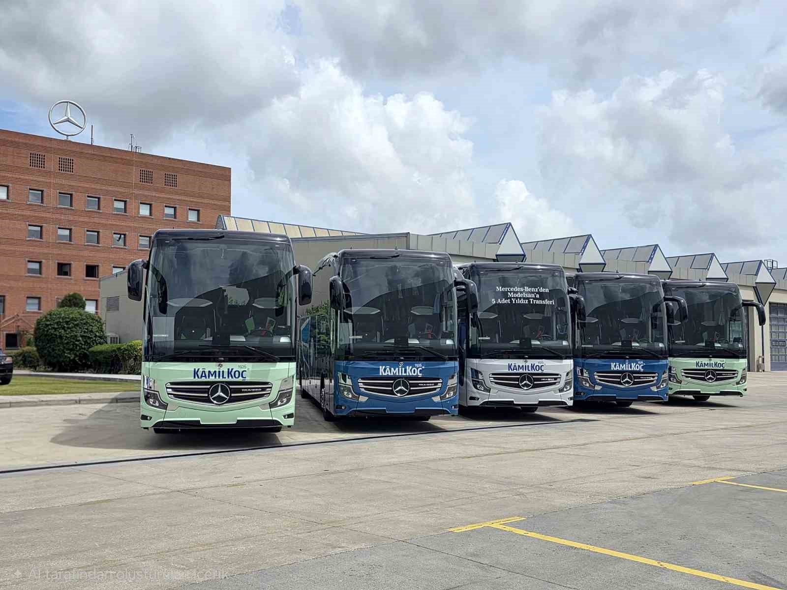 Modelsan, 5 yeni Mercedes Travego otobüsü Kâmil Koç filosuna dahil etti