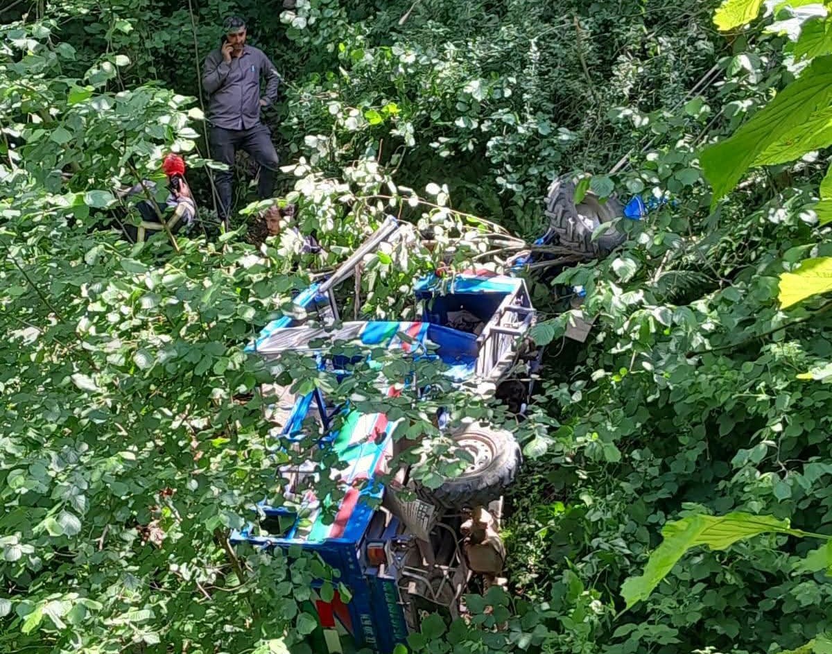 Ordu’da devrilen patpatın sürücüsü hayatını kaybetti