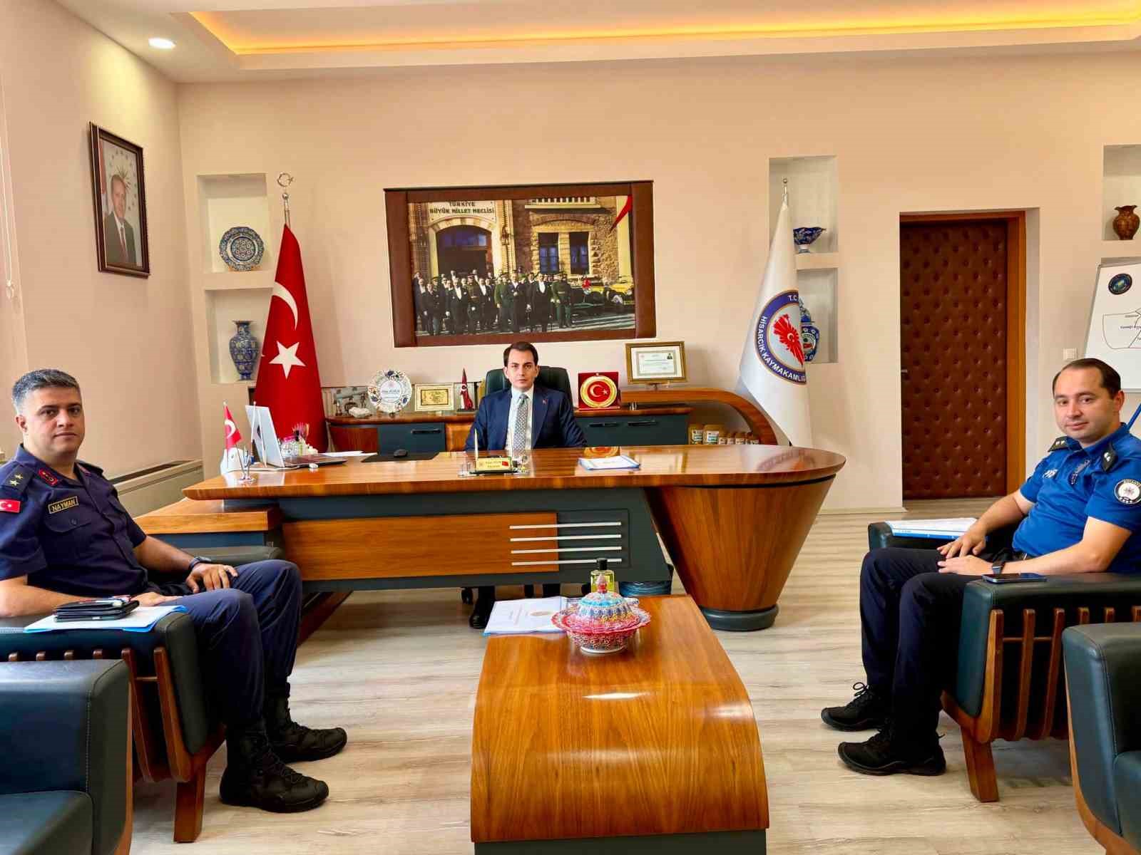 Hisarcık’ta asayiş toplantısı düzenlendi