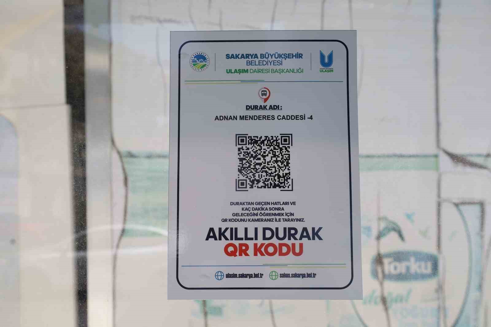 Büyükşehir QR Akıllı Durak Sistemini hayata geçiriyor