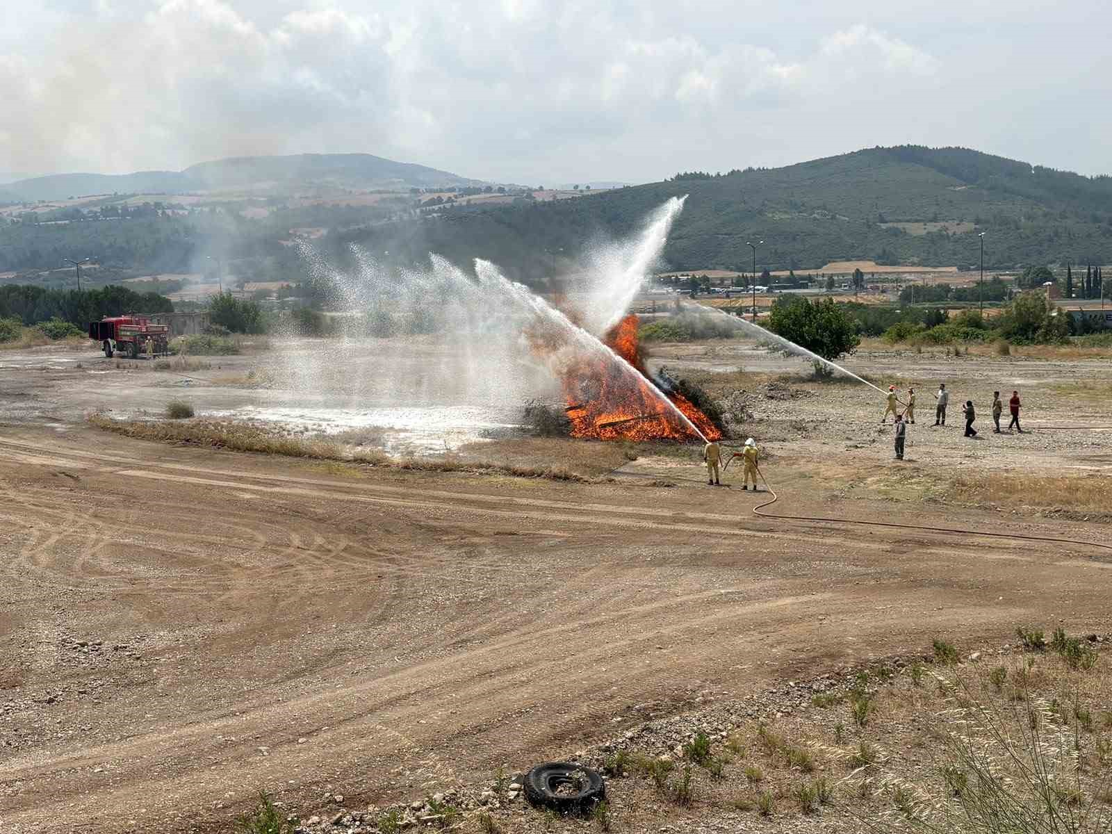 Osmaniye’de orman yangınlarına karşı özel timler tatbikatta buluştu