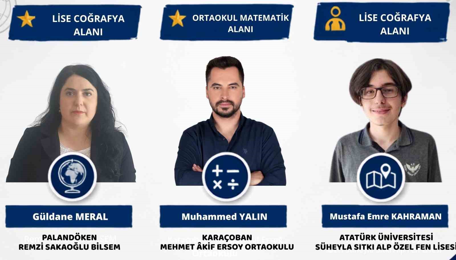 Bilim Olimpiyatları’nda Erzurum başarısı