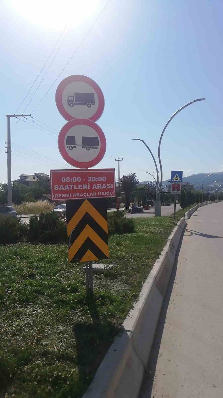 Bolu’da ağır tonajlı araçlara saat sınırlaması