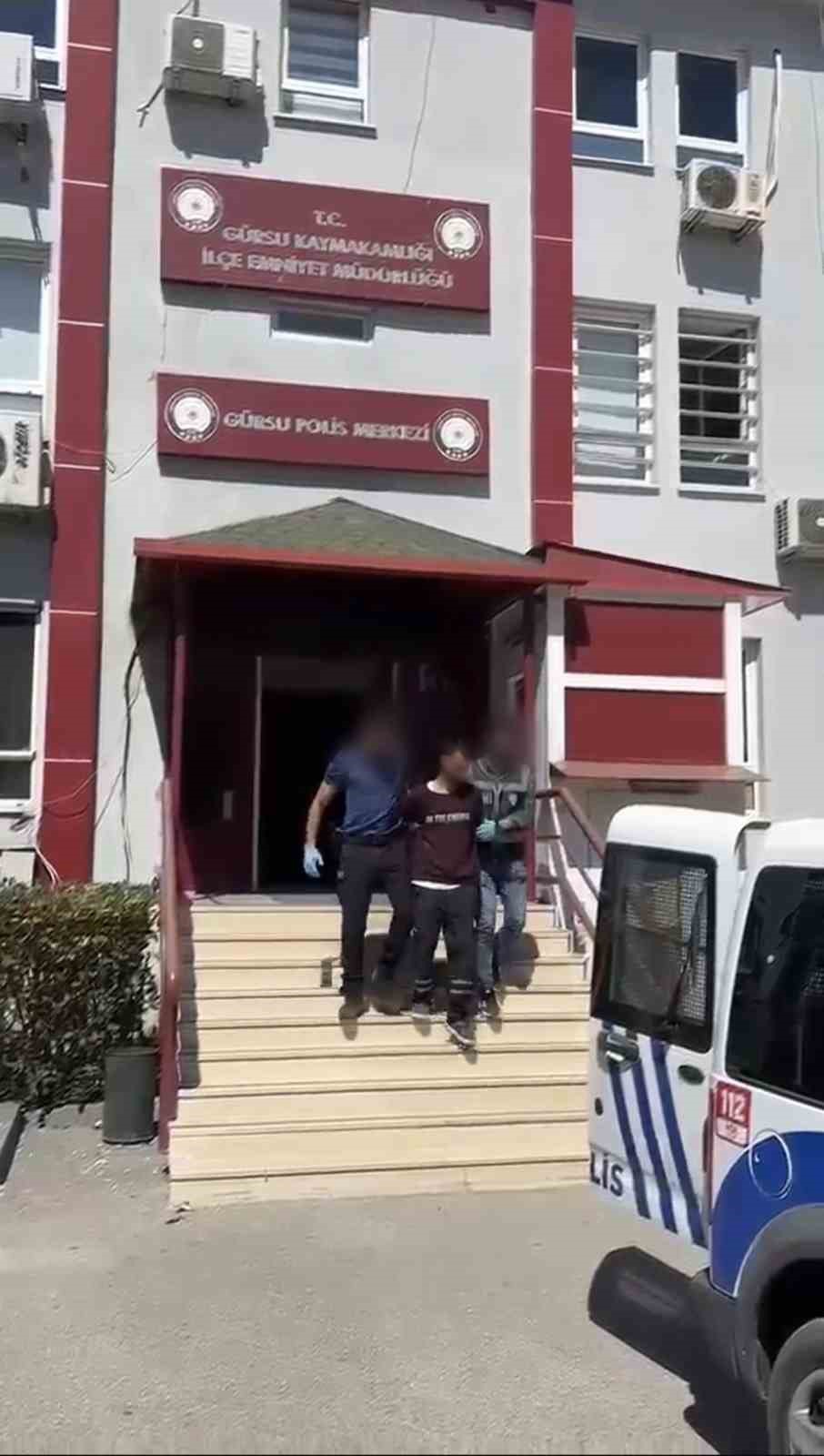 Bursa’da 5 ayrı hırsızlık olayının şüphelisi yakalandı