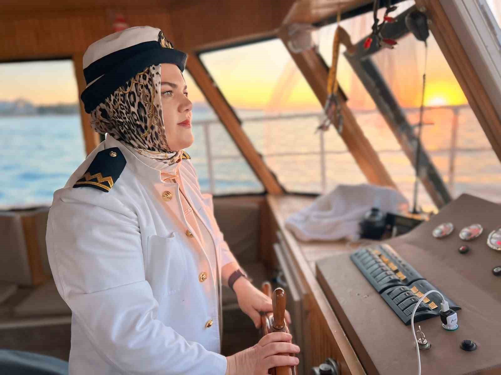 Van Gölü’nün ilk kadın kaptanı: Dümen artık ona emanet