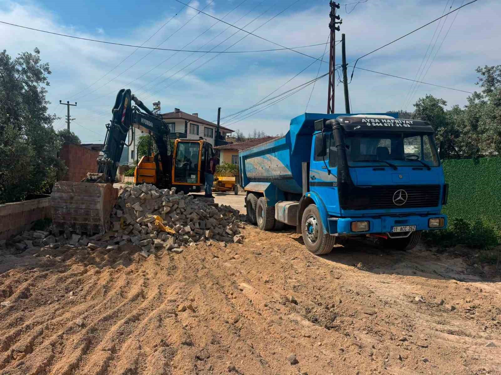 Bilecik’te köyün altyapısını değiştirecek yatırım başladı