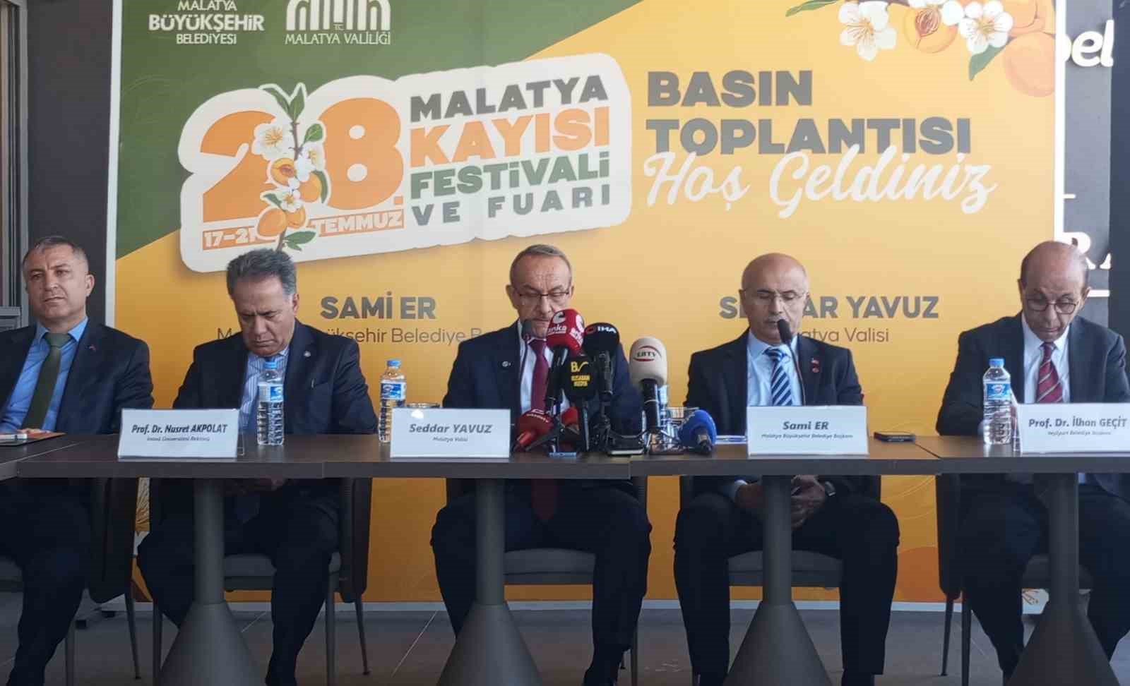 Malatya, 28. Uluslararası Kayısı Festivali’ne hazırlanıyor