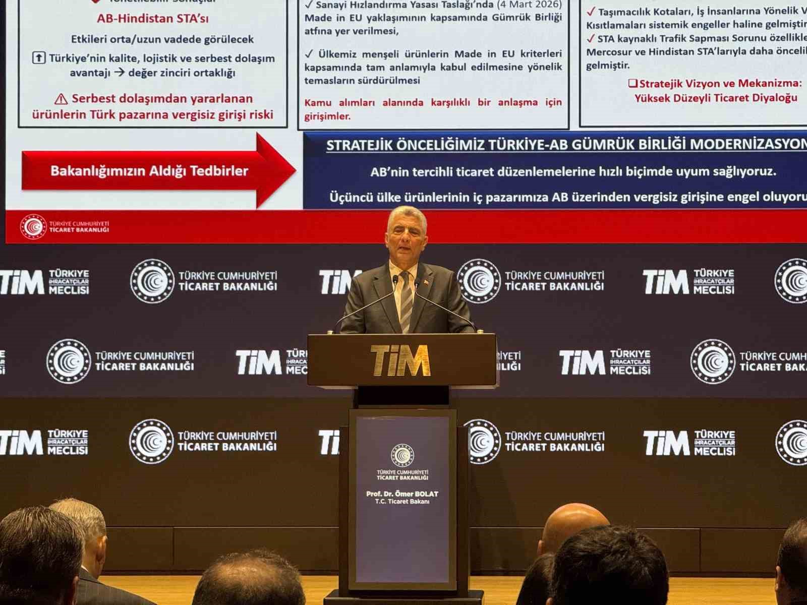 Bakan Bolat: "Haziran’da ihracat yüzde 21,9 artarak tüm zamanların en yüksek Haziran rekoru kırıldı"