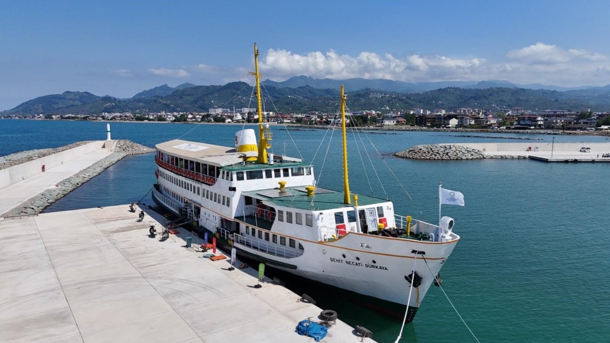 Ordu’da Şehit Necati Gürkaya Gemisi ilk seferini yaptı