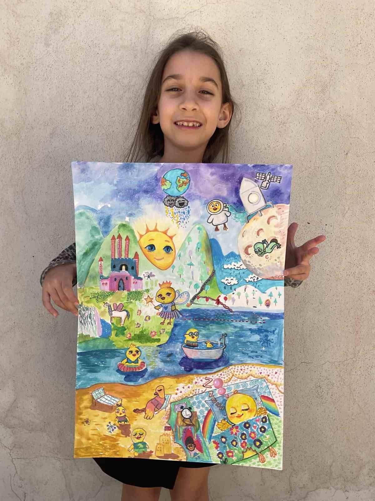 Minik Okyanus’tan resim yarışmasında başarı