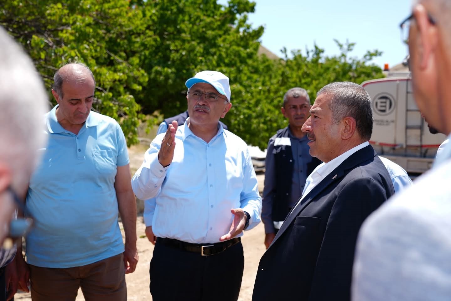 Başkan Er ve Bozkurt, Darende’de yol çalışmalarını inceledi