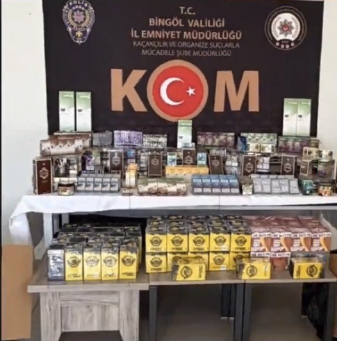 Bingöl’de kaçakçılık ve uyuşturucu operasyonu