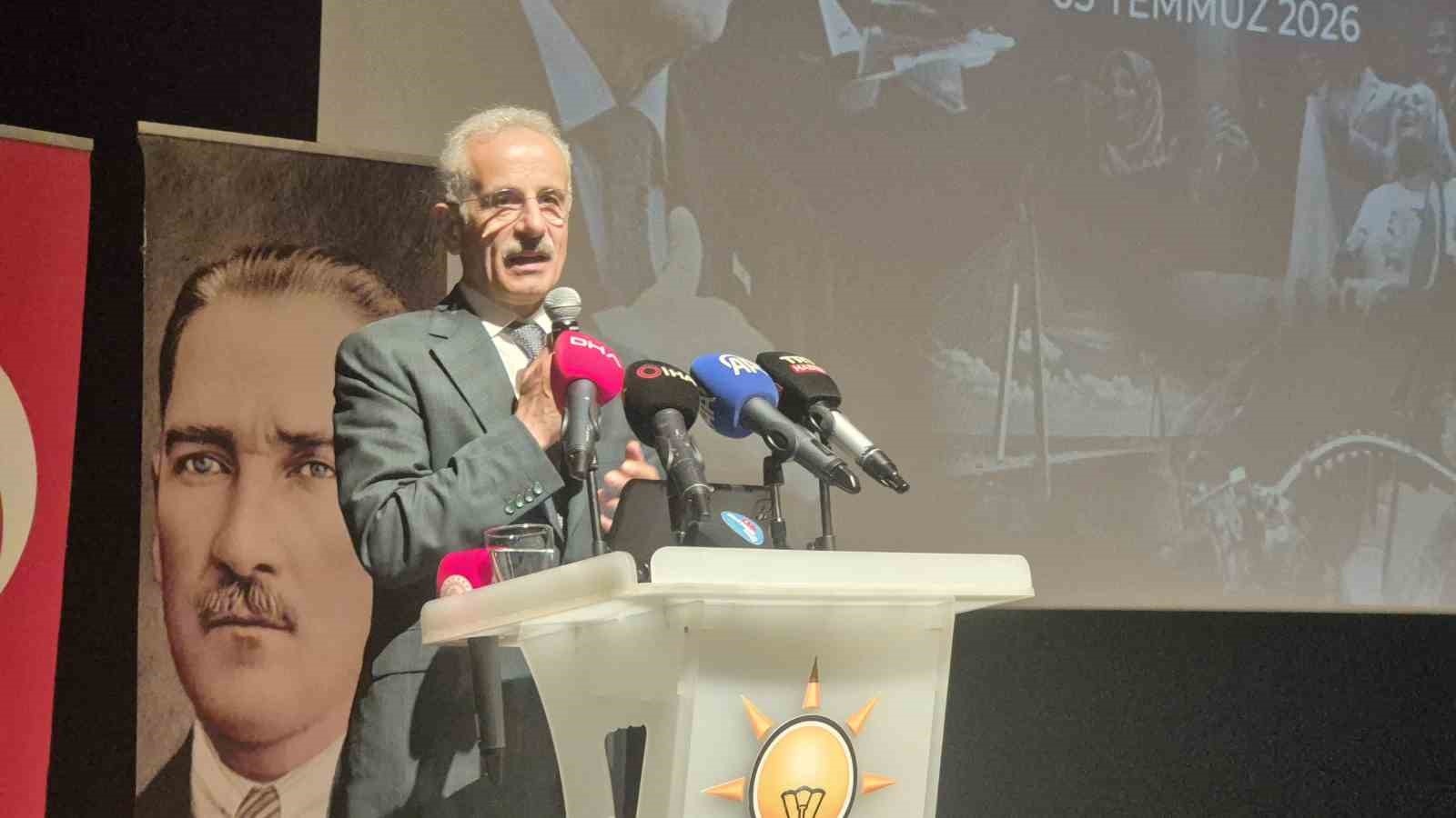 Bakan Uraloğlu: "Cumhurbaşkanımız ateş çemberinin içinde Türkiye’nin istikrarını sağladı"
