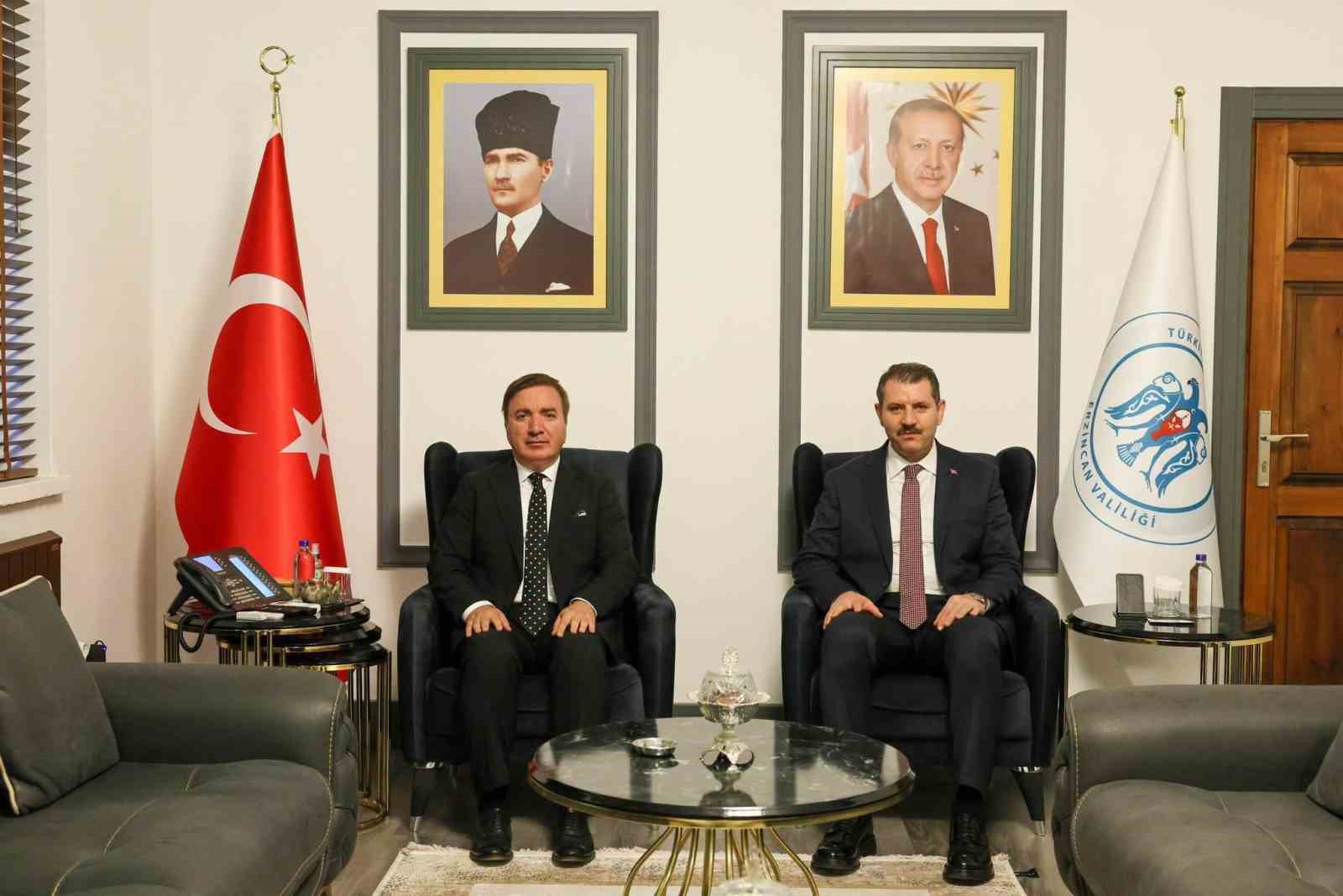 Bakan Yardımcısı Ayhan’dan Erzincan Valiliği’ne ziyaret