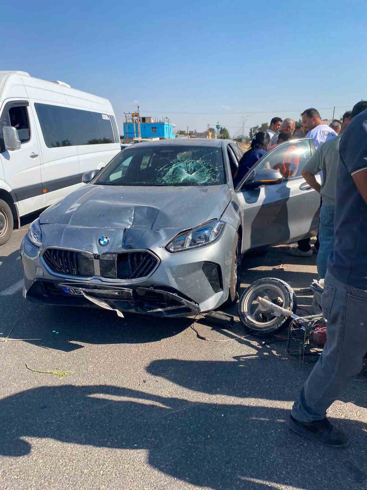 Şanlıurfa’da otomobille motosiklet çarpıştı: 2 yaralı
