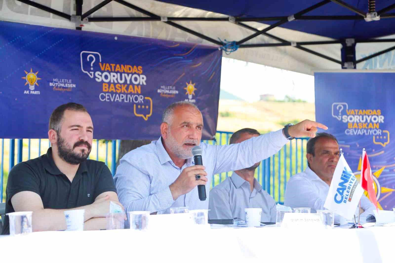 Vatandaş sordu, Başkan Sandıkçı cevapladı