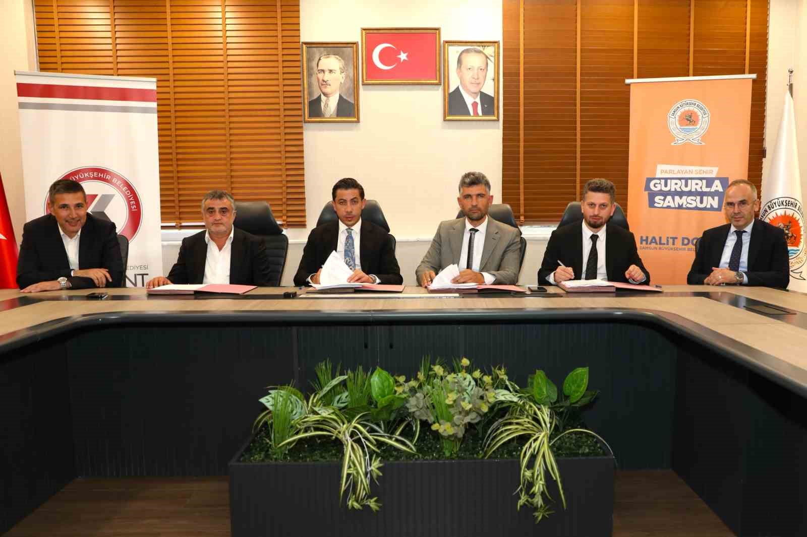Atakum’daki gelir paylaşımı ihalesinde sözleşme imzalandı