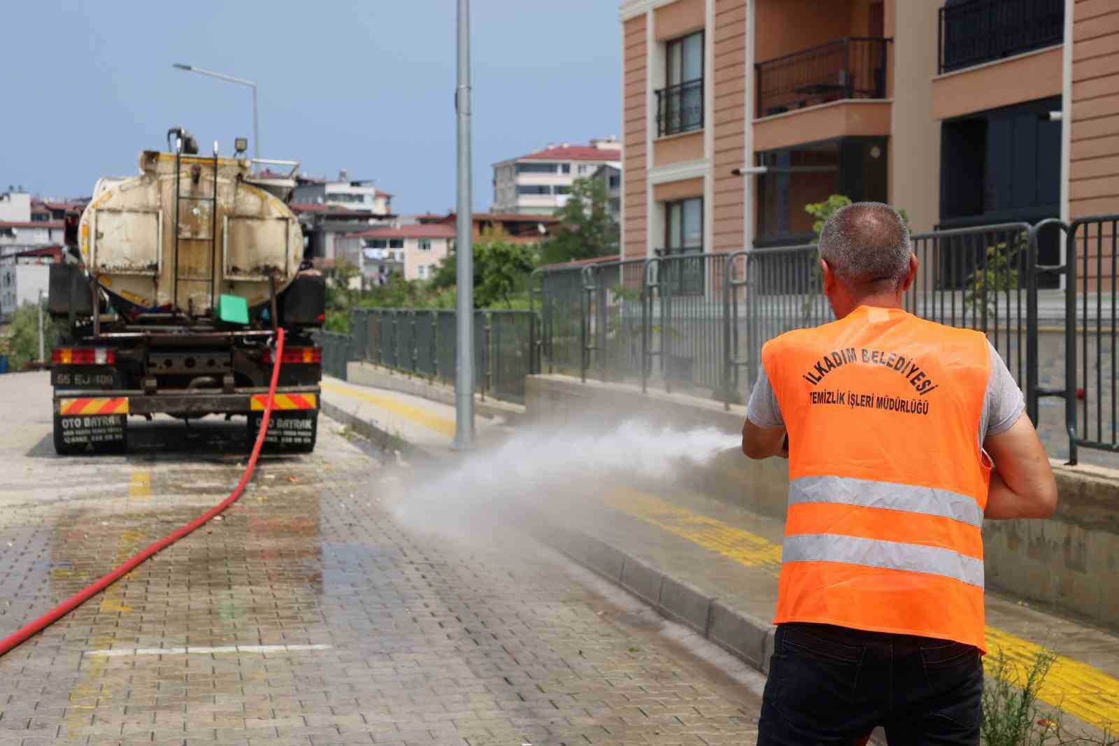 İlkadım’da kapsamlı temizlik çalışmaları