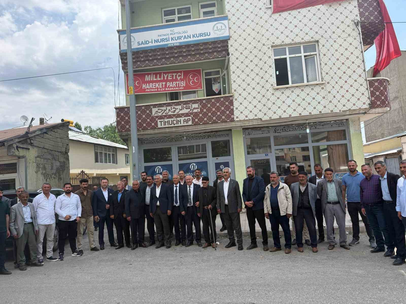Şahin Yaman, MHP Patnos İlçe Başkanı Seçildi