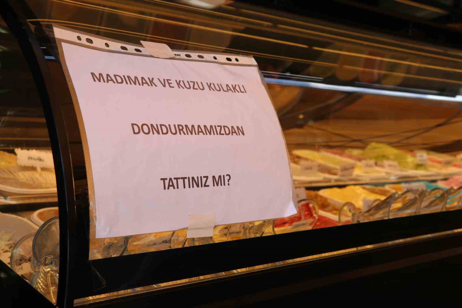 Türkülere konu olan madımakın dondurmasını yaptılar