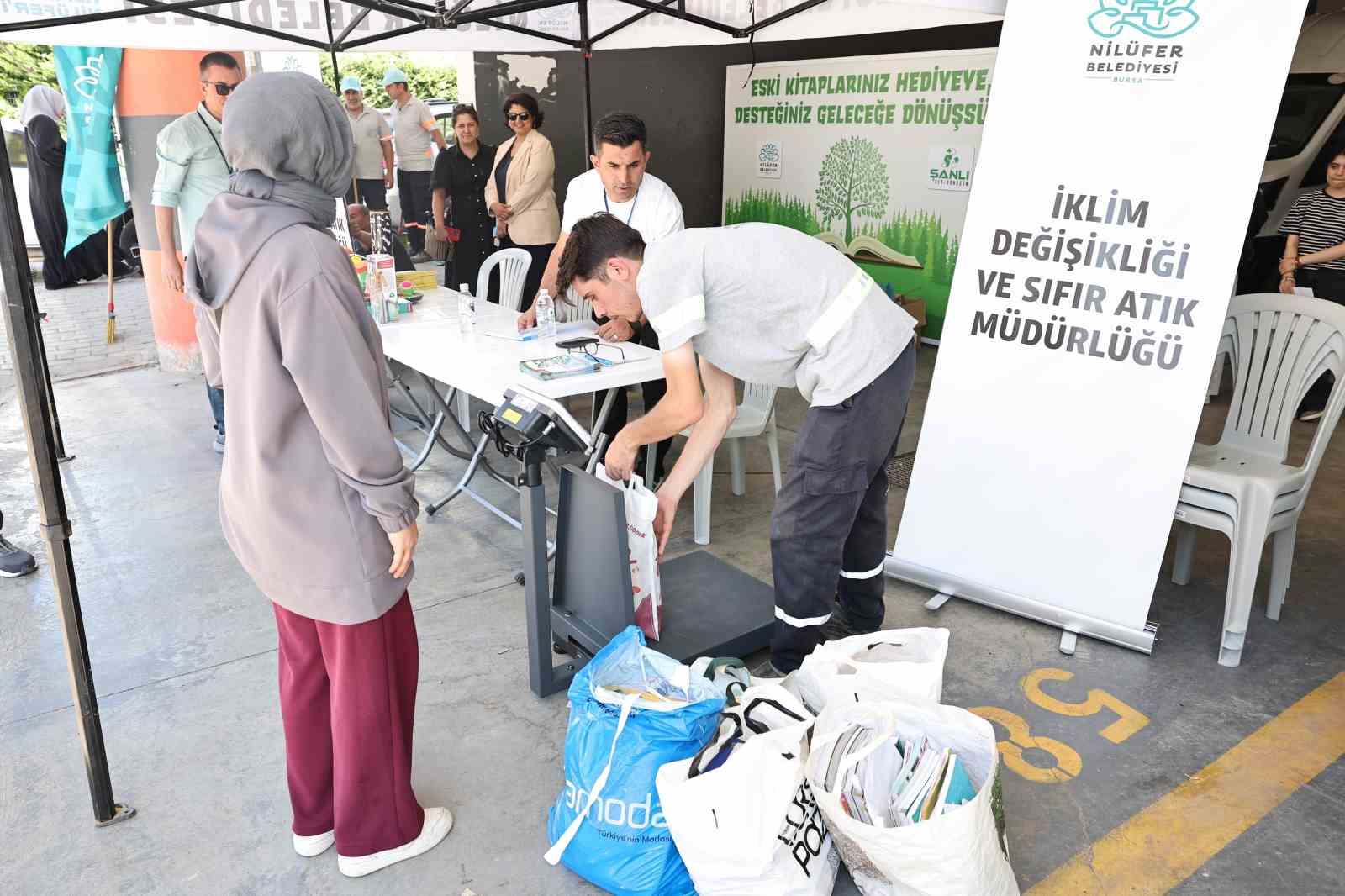 Nilüfer’de atık kağıtları getiren hediye kazanıyor