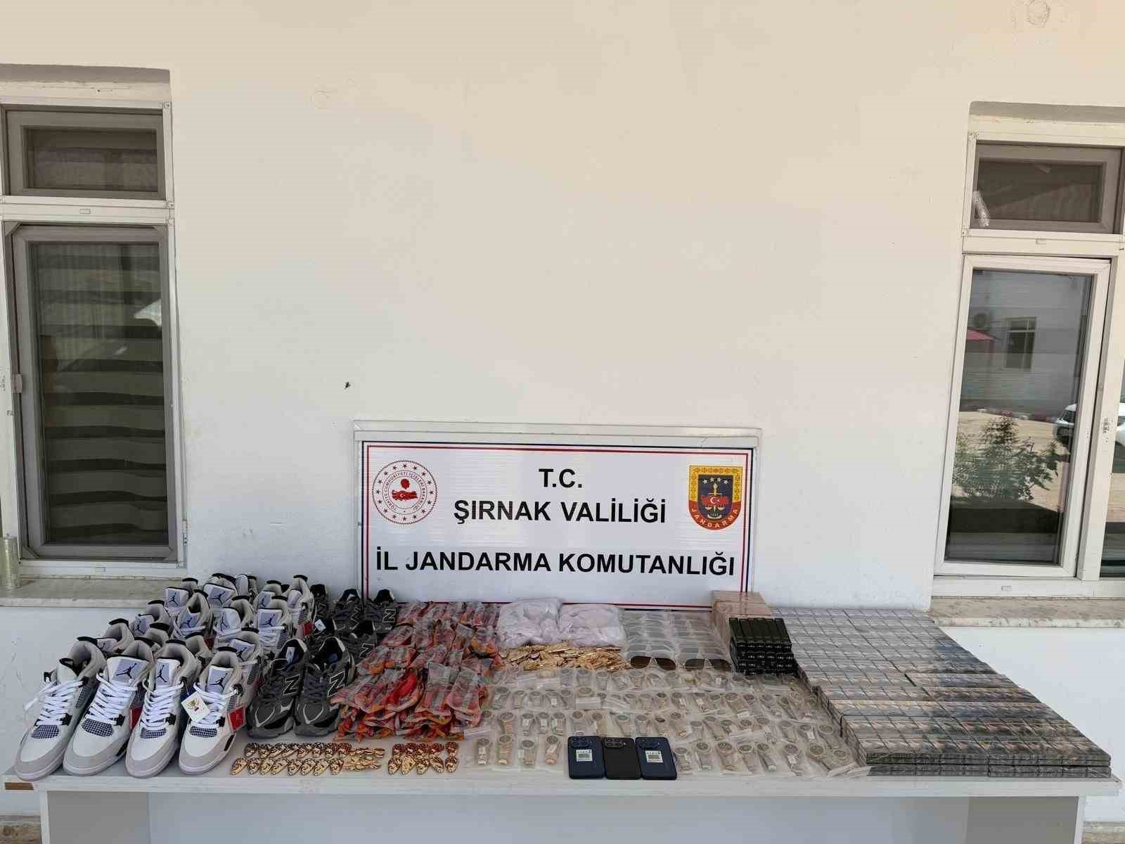 Şırnak’ta 16,7 milyon liralık uyuşturucu ve gümrük kaçağı malzeme ele geçirildi