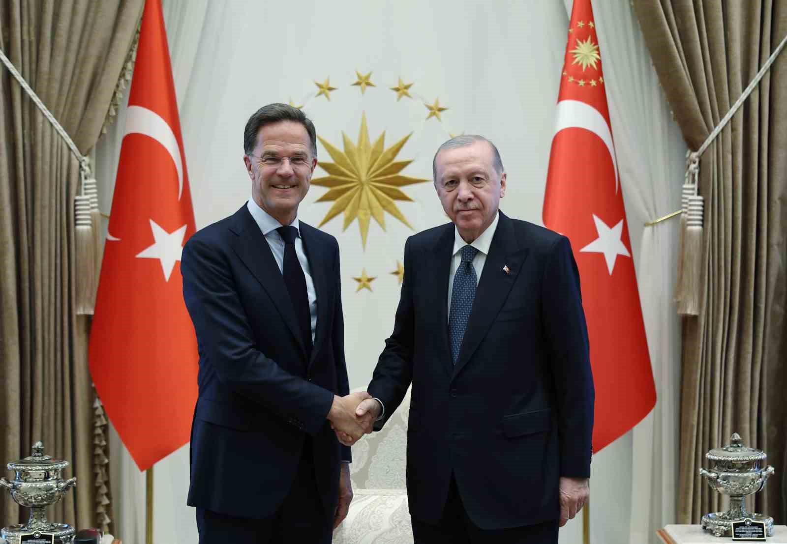 Cumhurbaşkanı Erdoğan, NATO Genel Sekreteri Rutte’yi kabul etti