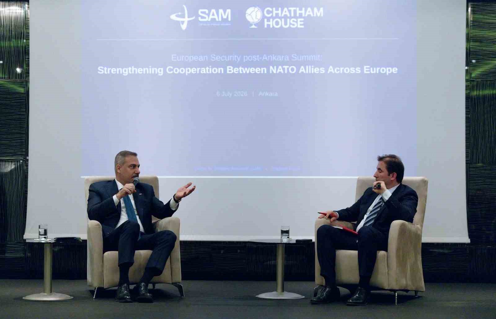 Bakan Fidan "Strengthening cooperation between NATO Allies across Europe" etkinliğine katıldı