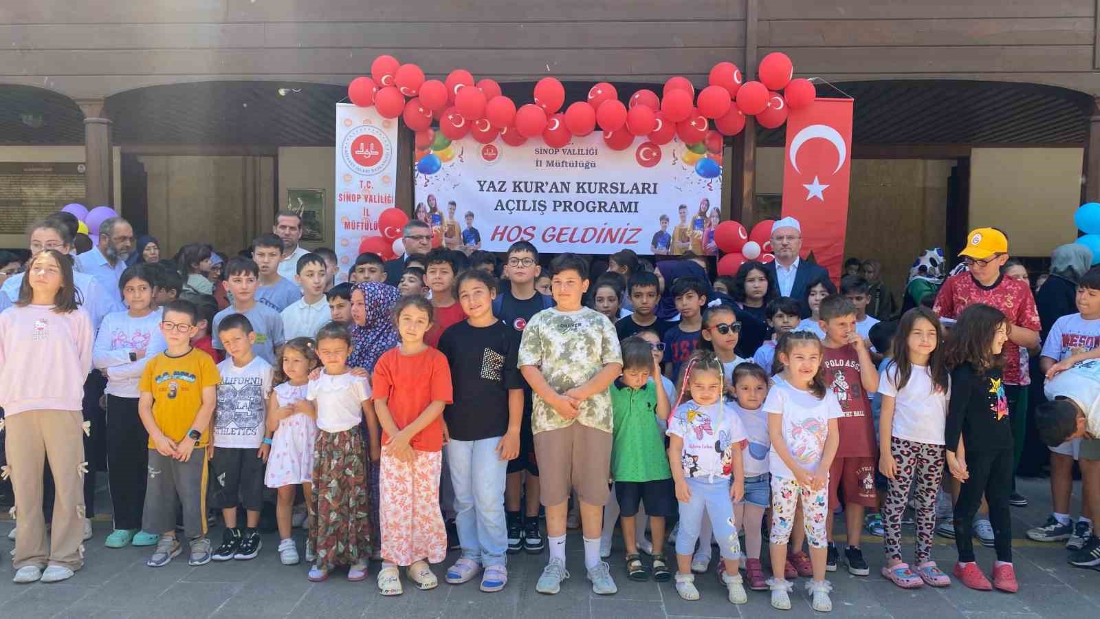 Sinop’ta yaz Kur’an kursları başladı