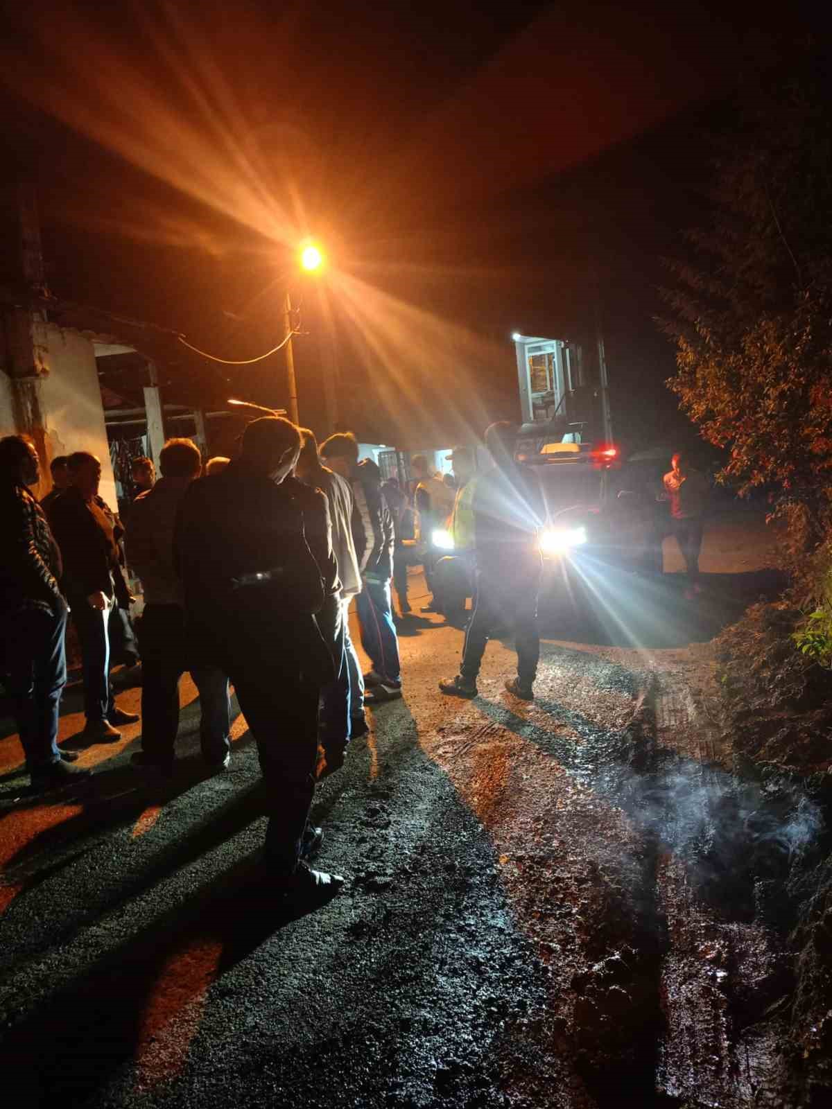 Giresun’da patlama sesi paniğe neden oldu