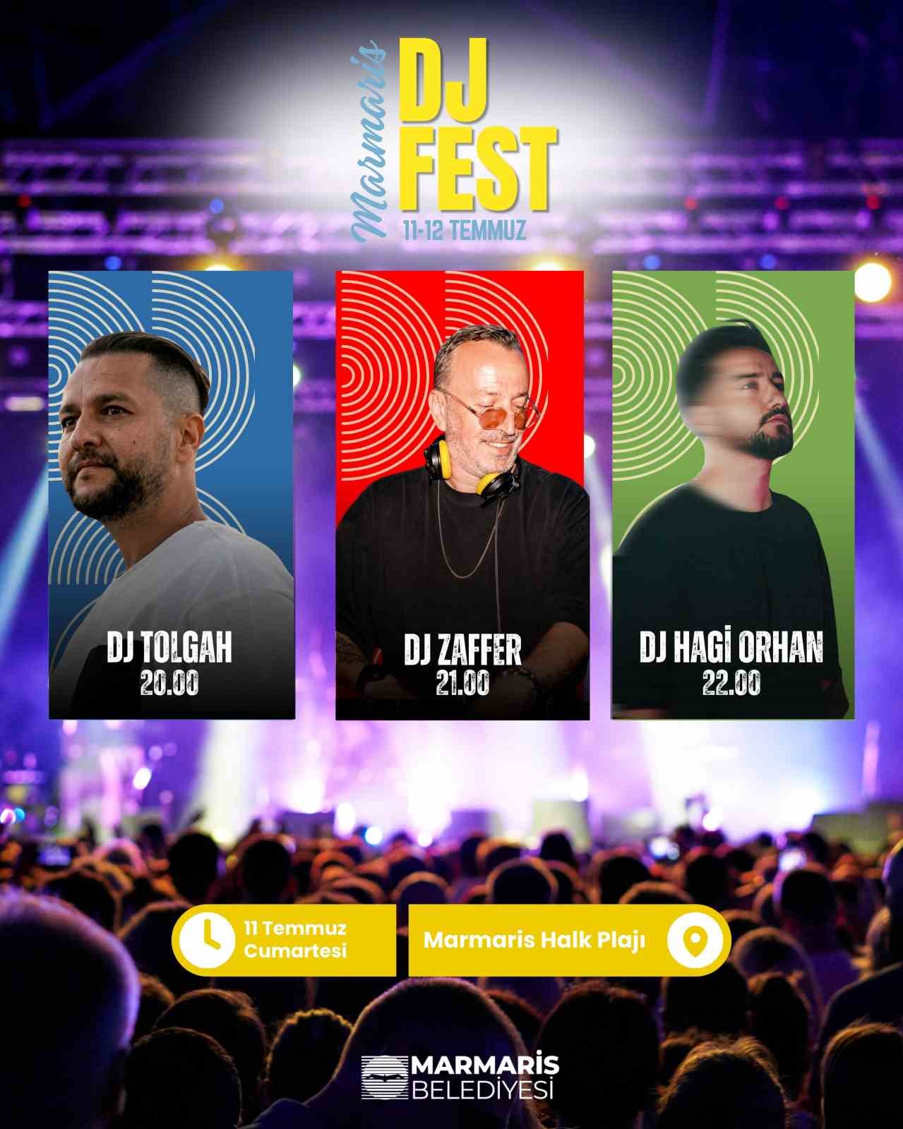 Marmaris’te yazın ritmi Dj Fest ile yükselecek