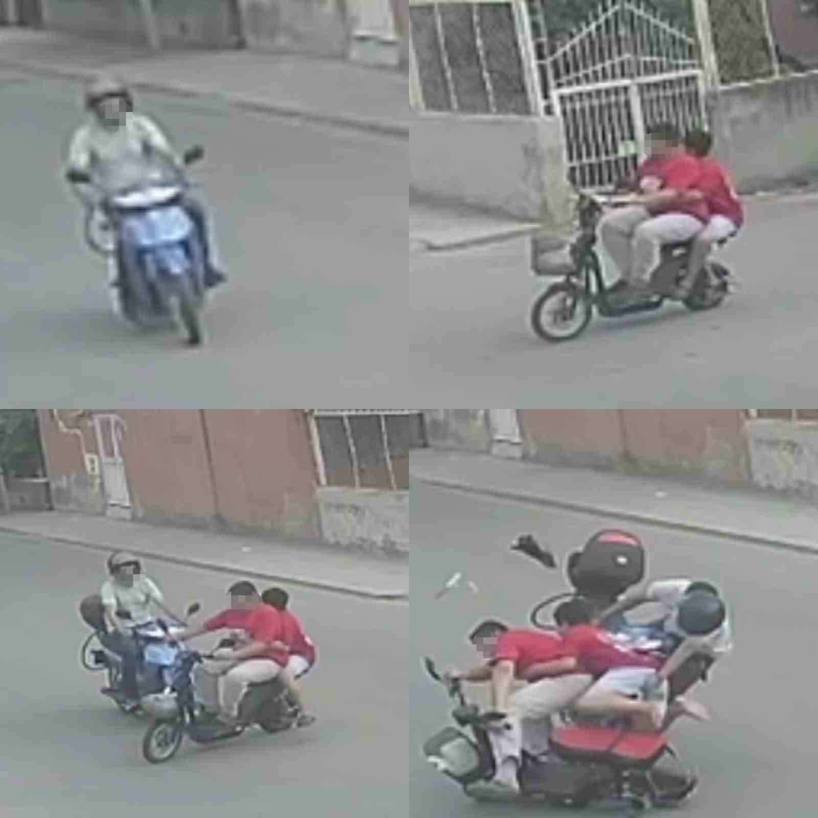 Motosikletler çarpıştı: 3 yaralı
