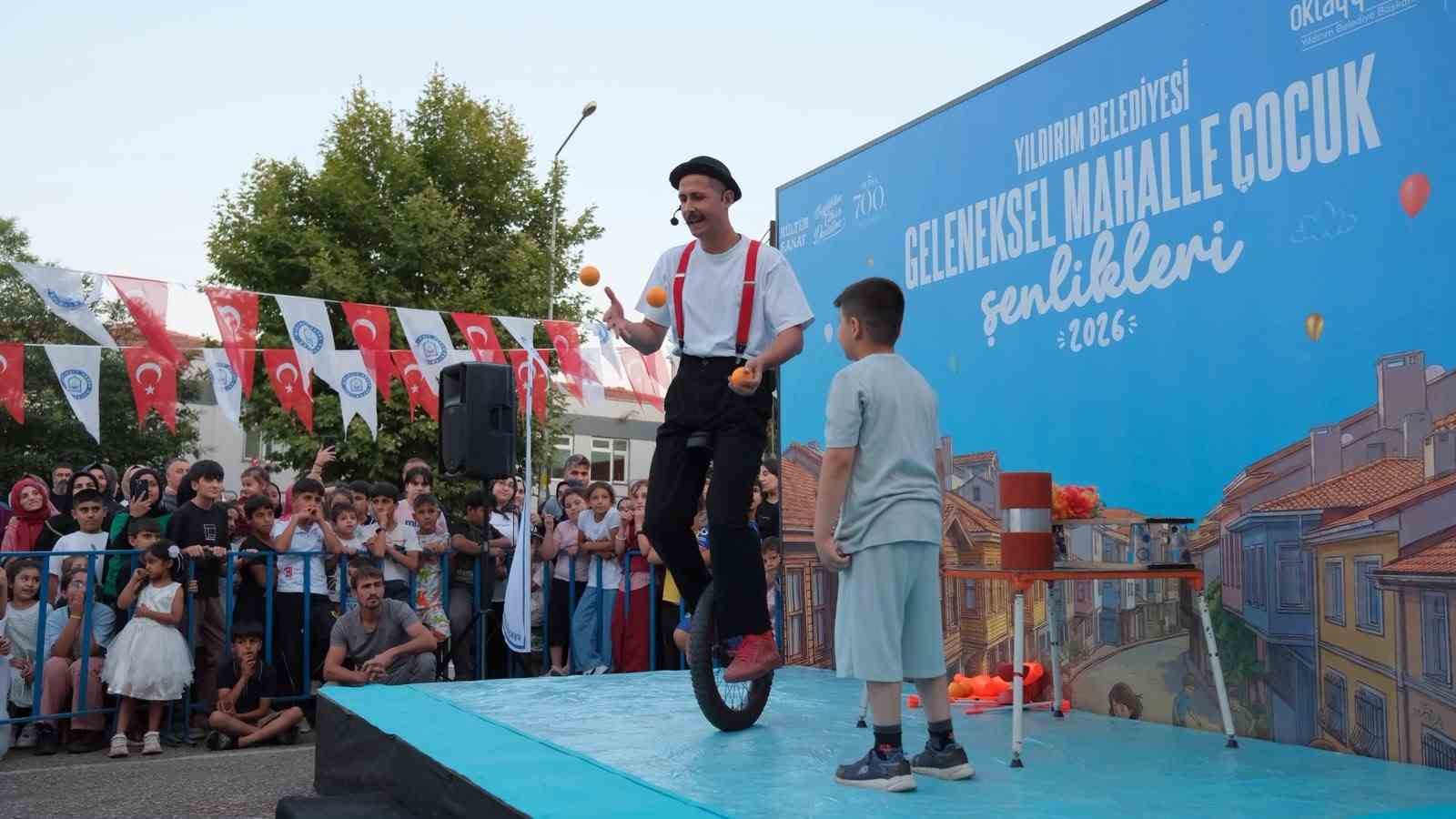 Yıldırım’da sokaklar şenlendi